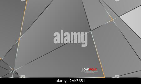 abstract vector geometric background. luxury polygonal pattern and lines. Vector Illustration For Wallpaper, Banner, Background, Card, landing page Stock Vector