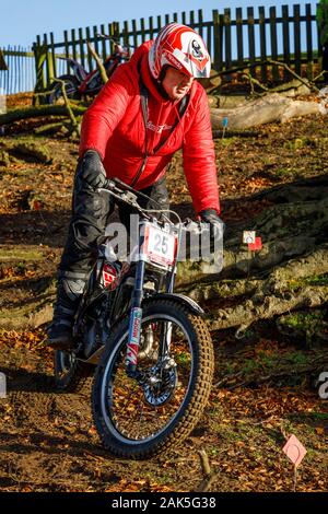 Norwich Viking Motor Cycle Club Motox-X Trials event at Cadders Hill, Lyng, Norfolk, UK Stock Photo