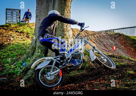 Norwich Viking Motor Cycle Club Motox-X Trials event at Cadders Hill, Lyng, Norfolk, UK Stock Photo