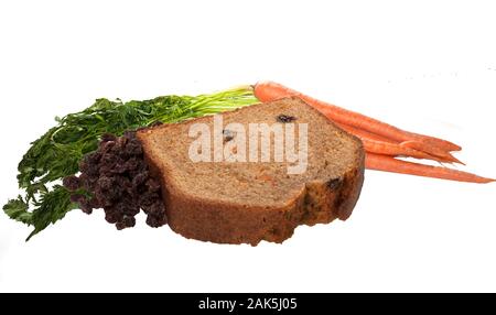 Carrot Pound Cake Stock Photo