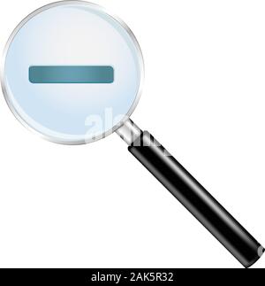 Zoom out symbol Stock Vector