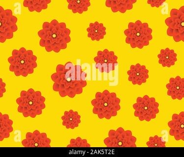 Floral spring seamless pattern. Stock Vector