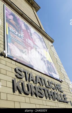 Karlsruhe: Staatliche Kunsthalle, Museum der Bildenden Kunst in der Hans-Thoma-Straße, Schwarzwald Norden | usage worldwide Stock Photo