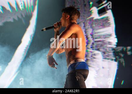 American rapper NLE Choppa performing at Winter Breakout festival 2019 at Pacific Coliseum in Vancouver, BC on December 13th, 2019 Stock Photo