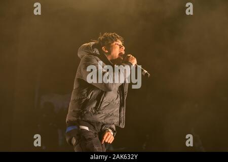 American rapper NLE Choppa performing at Winter Breakout festival 2019 at Pacific Coliseum in Vancouver, BC on December 13th, 2019 Stock Photo