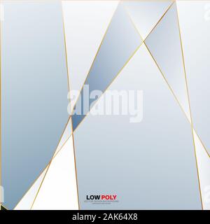 abstract vector geometric background. low poly pattern and lines. Vector Illustration For Wallpaper, Banner, Background, Card, landing page , etc Stock Vector