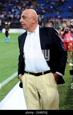 AC Milan Vice President Adriano Galliani Arrives At The Soccer League ...