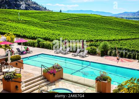 British Columbia/Okanagan Tal: Oliver, Guest House des Weinguts 'Burrowing Owl Estate Winery', Kanada Westen | usage worldwide Stock Photo