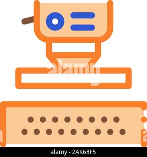 Industrial Tool Metallurgical Icon Vector Illustration Stock Vector
