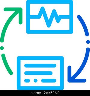 Wireless Diagnostics Voice Control Icon Vector Illustration Stock Vector