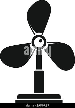 Old room fan icon. Simple illustration of old room fan vector icon for web design isolated on white background Stock Vector