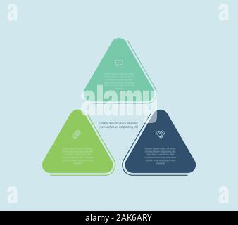 triangle colorful arrows process symbol vector Stock Vector Image & Art ...