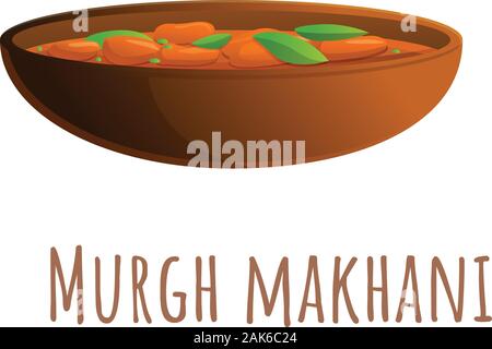 Murgh makhani icon. Cartoon of murgh makhani vector icon for web design isolated on white background Stock Vector