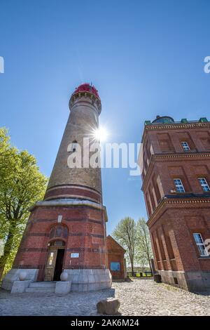 Halbinsel Wittow: Schinkelturm und Neuer Leuchtturm am Kap Arkona, Ruegen | usage worldwide Stock Photo