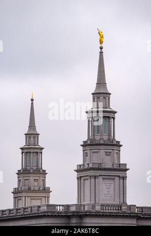 Mormon Temple in Logan Square, Philadelphia. Stock Photo