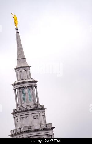 Mormon Temple in Logan Square, Philadelphia. Stock Photo