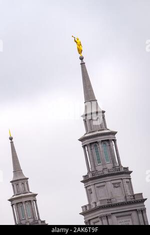 Mormon Temple in Logan Square, Philadelphia. Stock Photo