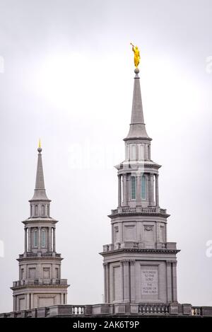 Mormon Temple in Logan Square, Philadelphia. Stock Photo