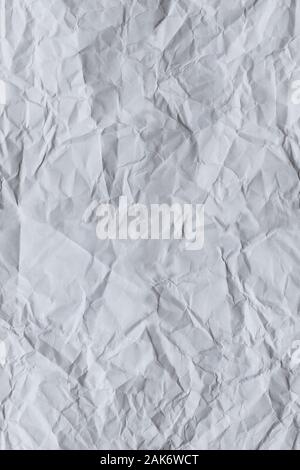 sheet of crumpled paper - seamless repeatable texture background Stock Photo