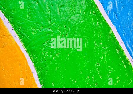 The texture is yellow, green, sawdust sinia with white lines. Close up. Stock Photo
