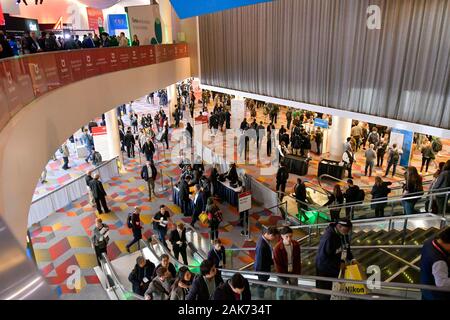 Las Vegas, NV, USA. 7th Jan, 2020. Atmosphere during CES 2020 at the Sands Expo Convention Center at in Las Vegas, Nevada on January 7, 2020. Credit: Damairs Carter/Media Punch/Alamy Live News Stock Photo