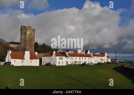 Dysart Harbour, Kirkcaldy, Fife, Scotland Stock Photo