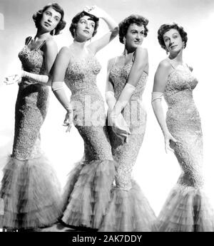 THE CHORDETTES Promotional photo of American girl group about 1960 Stock Photo