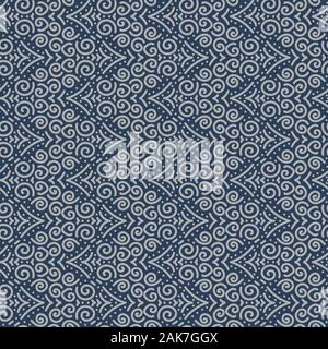seamless vector chevron pattern wiith spiral shapes Stock Vector