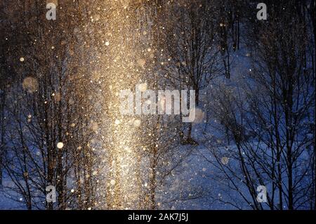 Diamond dust Stock Photo
