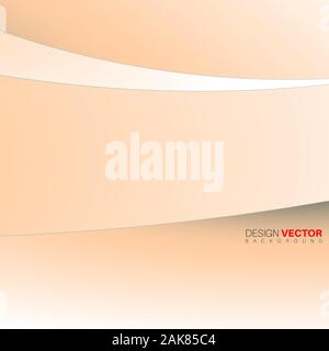 Abstact vector background. gradient pattern design with texture separated by curved lines . Vector Illustration For Wallpaper, Banner, Background Stock Vector