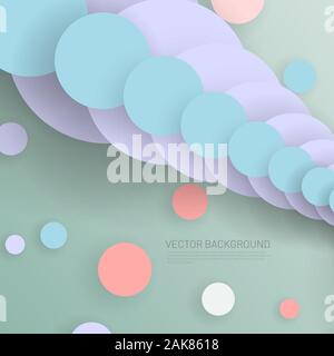 Abstract memphis background vector. geometric elements. Design a circle pattern with overlapping shapes. New texture for your design. Stock Vector