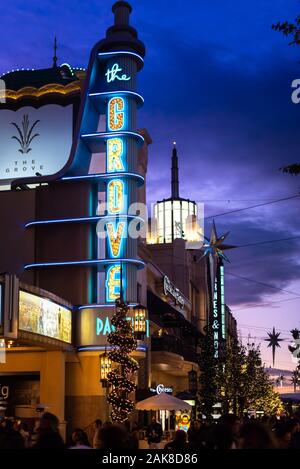 Christmas at The Grove, Beverly Hills.CA Stock Photo