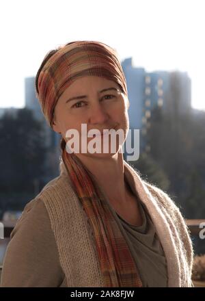 Portrait of a 50-year-old woman Stock Photo