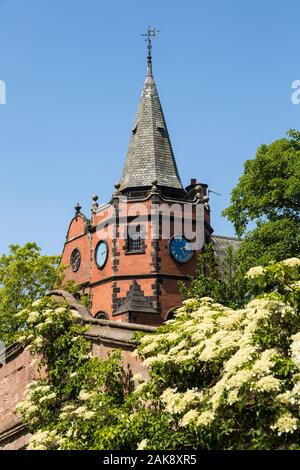 Dell and Lyceum, Port Sunlight village, Wirral, England Stock Photo