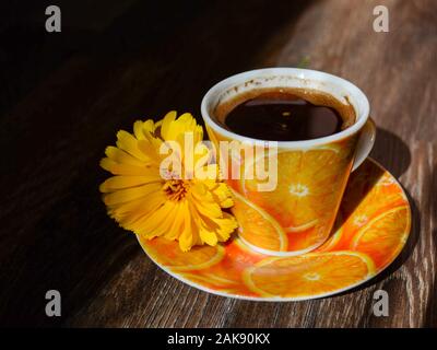 Turkish coffee in the morning Stock Photo