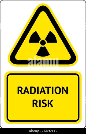 Radiation Hazard Sign Stock Vector