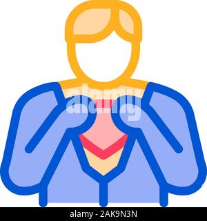 Removing Mask from Hero Icon Vector Outline Illustration Stock Vector ...