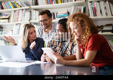 Group of business people and software developers working as a team in office Stock Photo