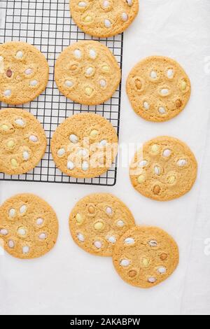 Mini Eggs Cookies Stock Photo