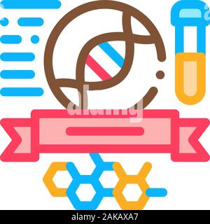 Chemistry Subjects Graduation Icon Vector Outline Illustration Stock Vector