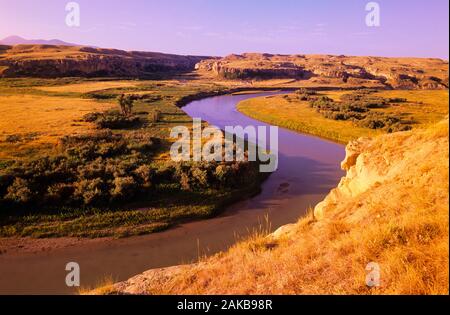 Writing on Stone, Provincial Park, Alberta Stock Photo - Alamy