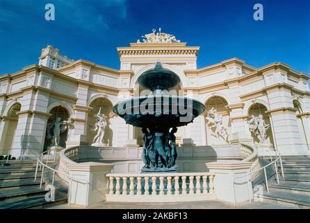 Fountain in front of Caesars Palace Hotel, Las Vegas, Nevada, USA Stock Photo