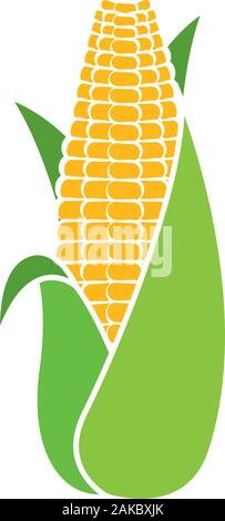 Corn cob icon Stock Vector