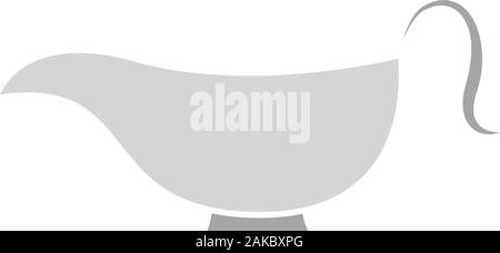 Isolated sauceboat icon Stock Vector