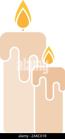 Isolated candle icon Stock Vector