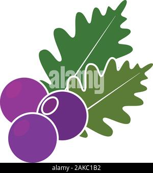 Isolated autumn leaf icon Stock Vector
