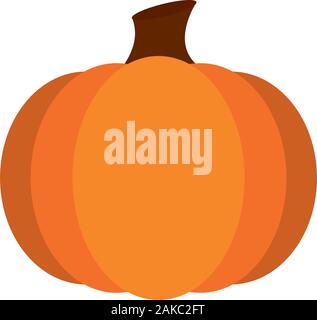 Isolated pumpkin icon Stock Vector