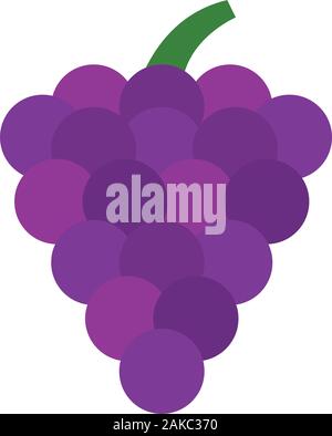 Isolated grapes icon Stock Vector