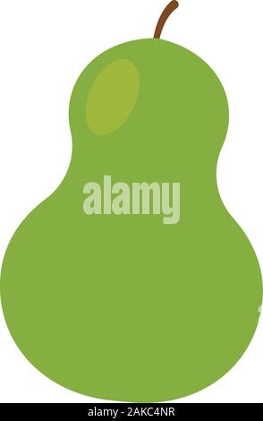 Isolated pear icon Stock Vector