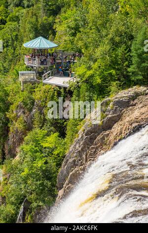 Canada, Quebec province, Municipality of Boischatel, Montmorency Falls Park Stock Photo